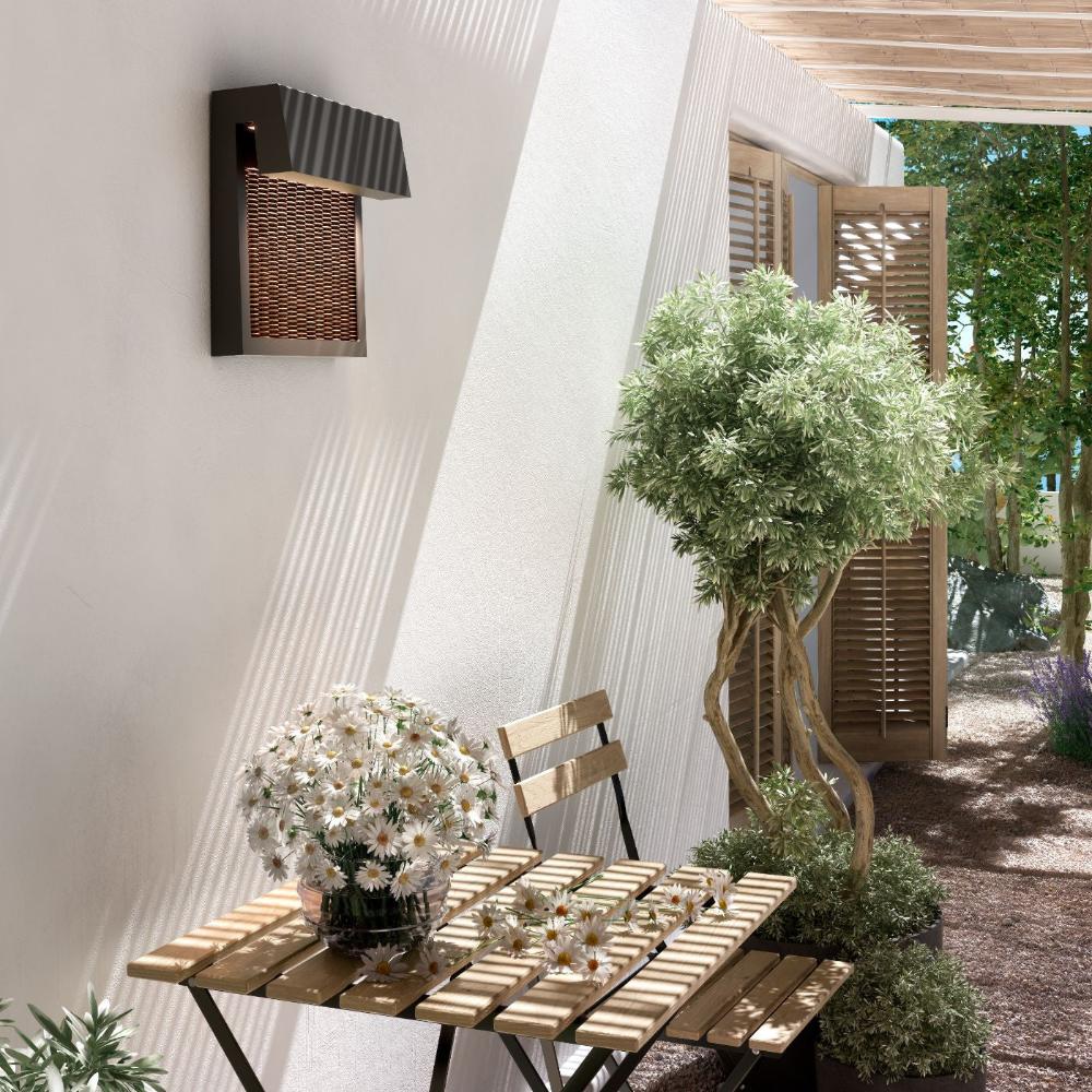 Sisal Wall, Beige Weave, LED, 9.1W, Triac Dim, IP66