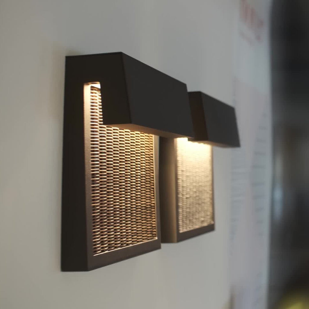 Sisal Wall, Beige Weave, LED, 9.1W, Triac Dim, IP66