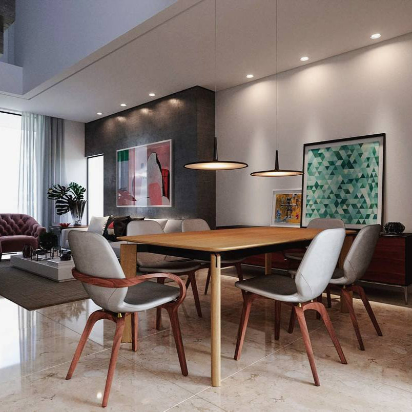 Skan Pendant, 60 cm, Black, 13.9W, LED, Dim