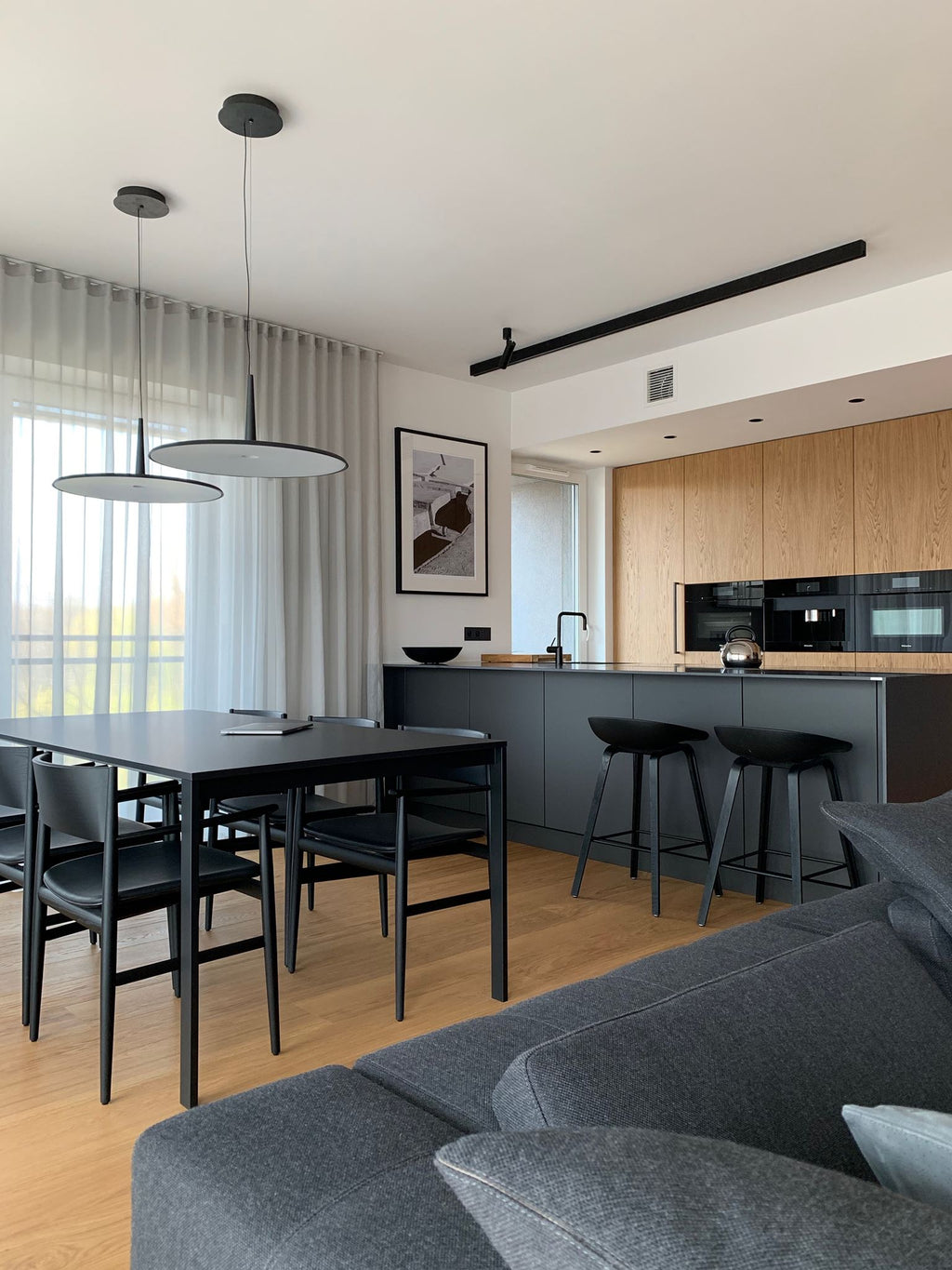 Skan Pendant, 60 cm, Soft Blue, 13.9W, LED, Dim