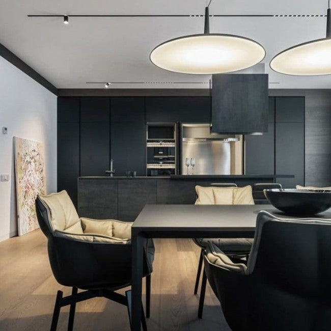 Skan Pendant, 60 cm, Black, 13.9W, LED, Dim