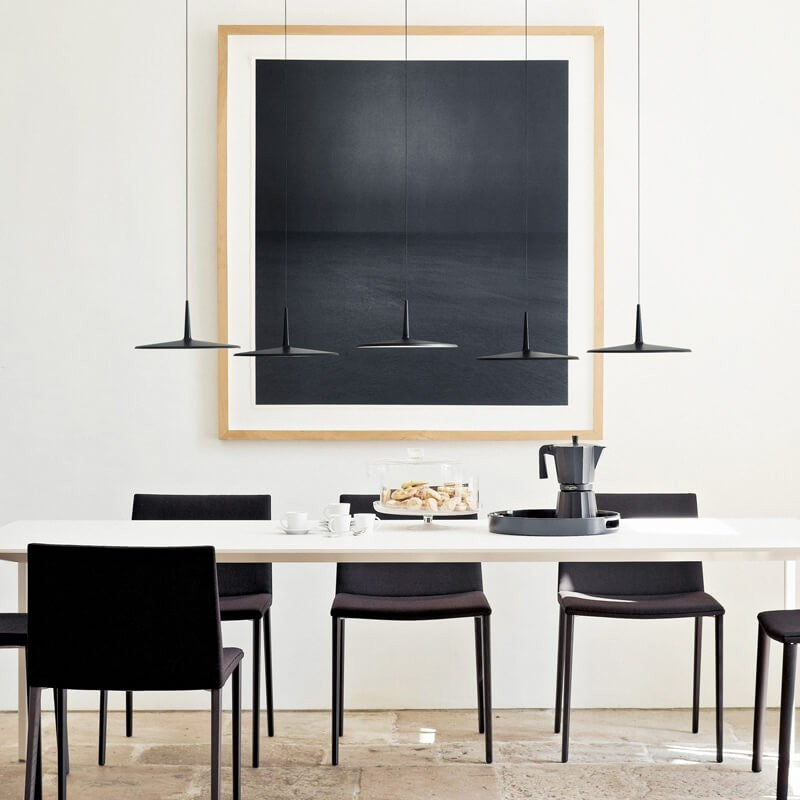 Skan Pendant, 30 cm, Black, 9.3W, LED, Dim