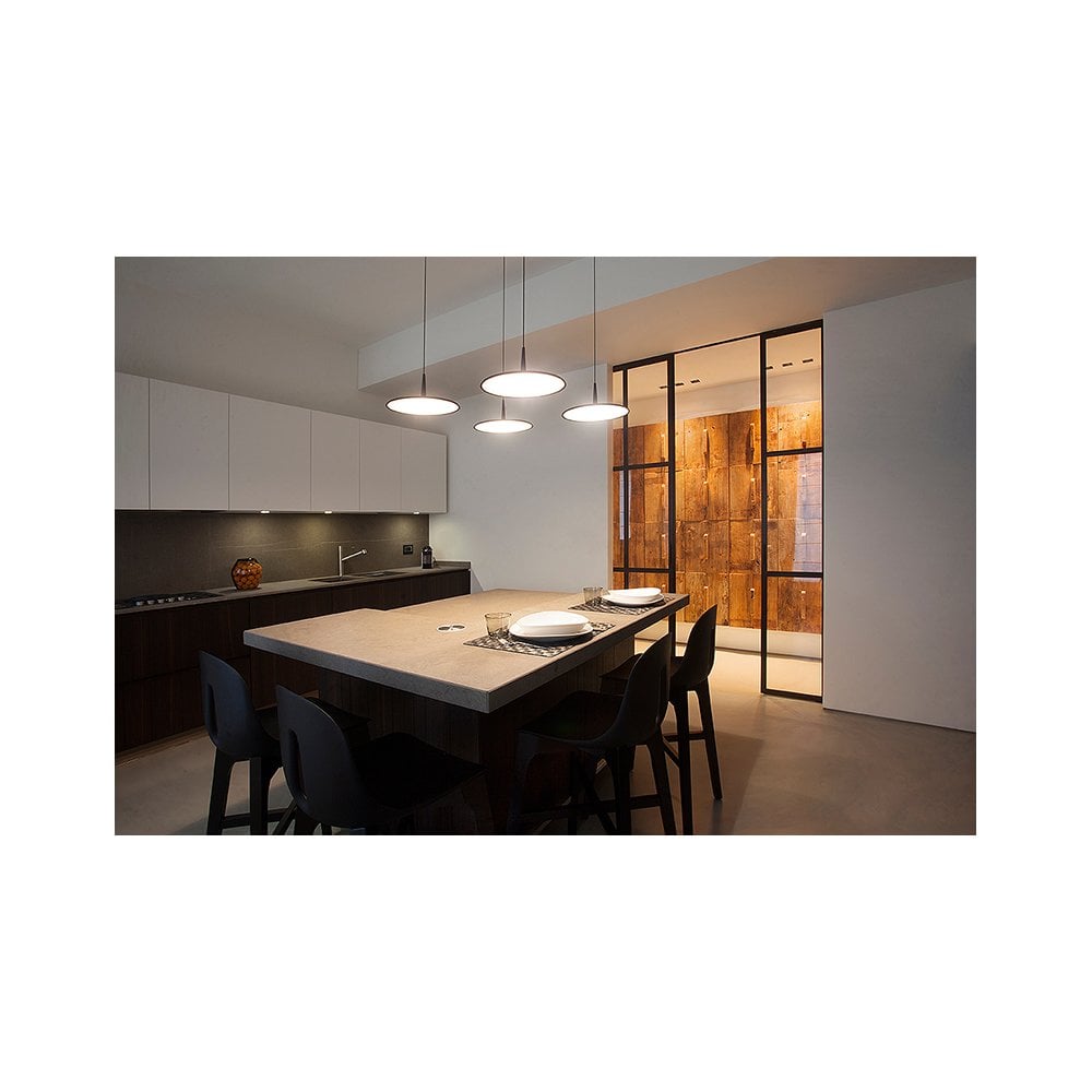 Skan Pendant, 30 cm, Terracotta Red, 9.3W, LED, Dim