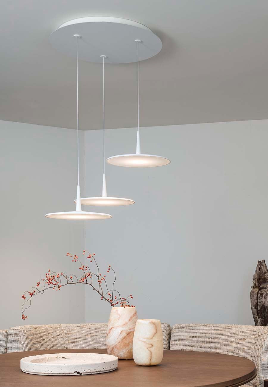 Skan Pendant, 30 cm, Black, 9.3W, LED, Dim