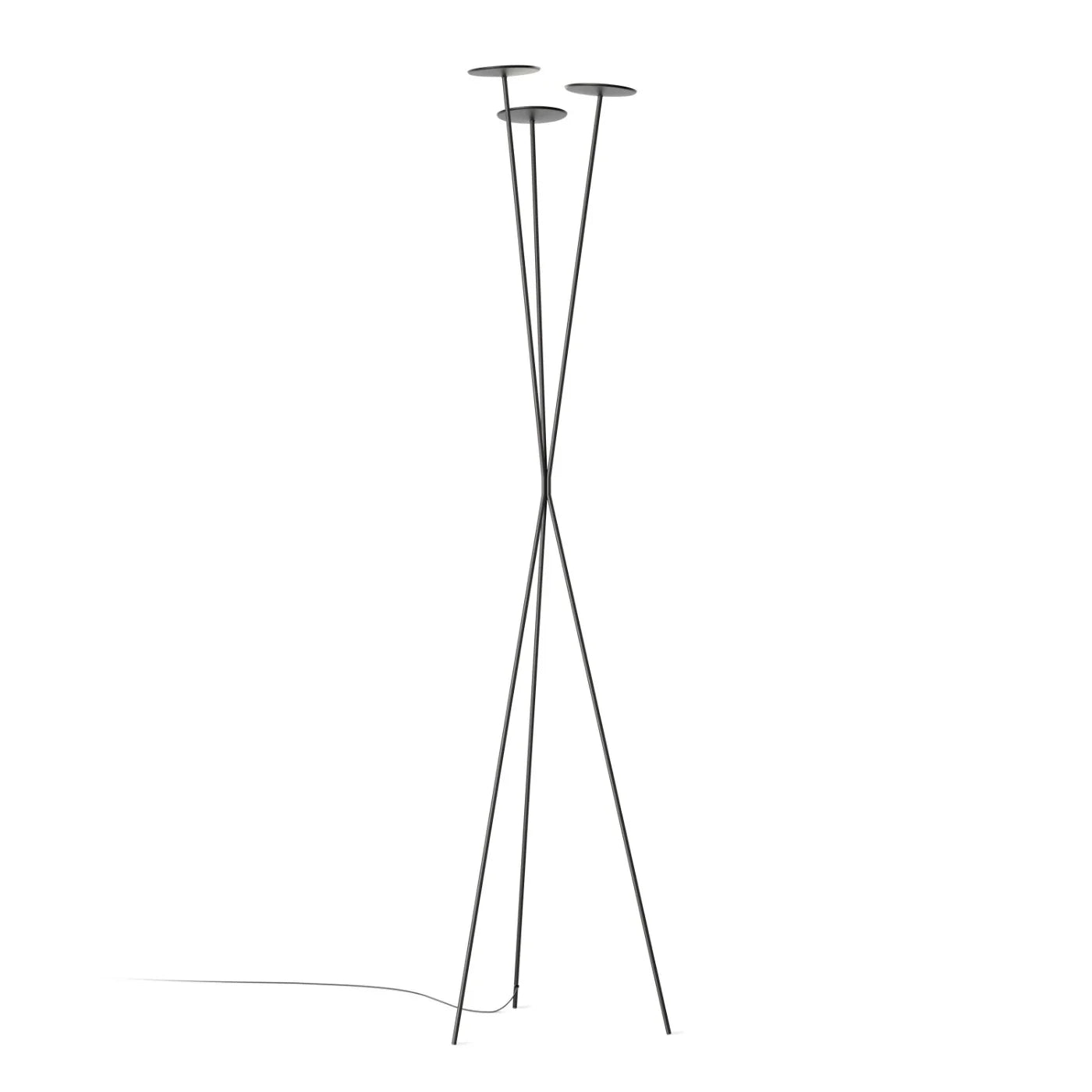 Skan Floor Lamp, Black, 27.6W, LED, Floor Dimmer