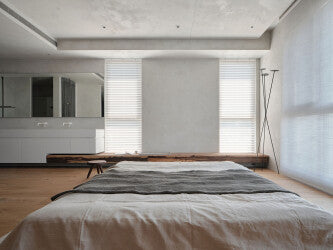 Skan Floor Lamp, Black, 27.6W, LED, Floor Dimmer