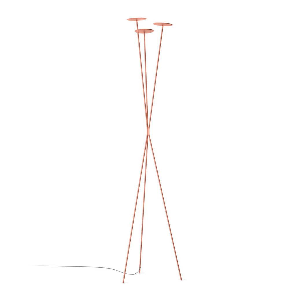 Skan Floor Lamp, Terracotta Red, 27.6W, LED, Floor Dimmer