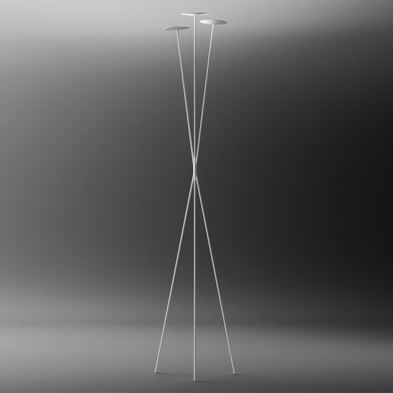 Skan Floor Lamp, Black, 27.6W, LED, Floor Dimmer