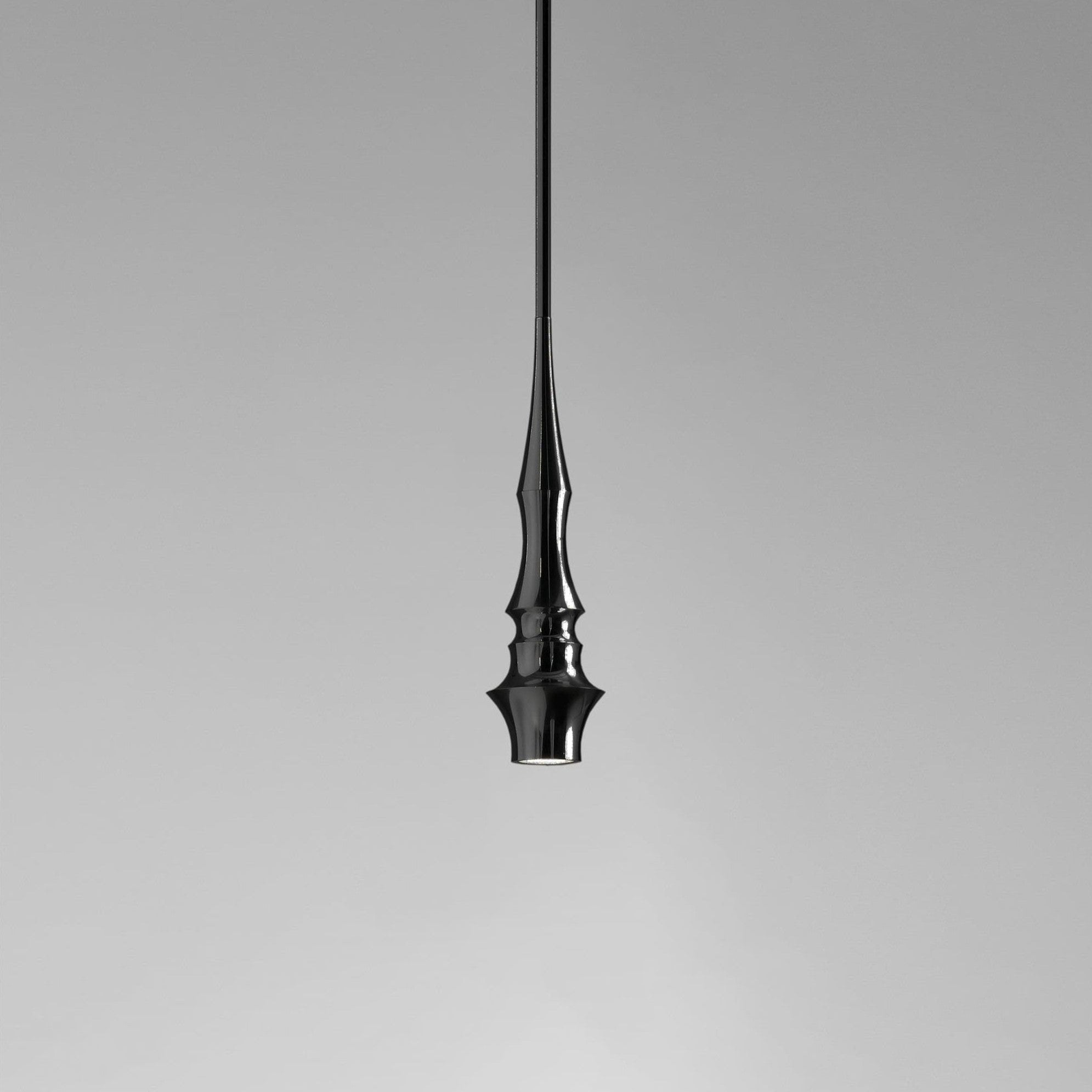 Slend Pendant, 6 Light Cluster, Black, GU10, IP20