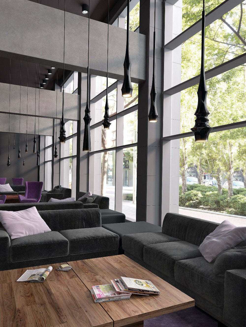 Slend Pendant 3, White, GU10, IP20