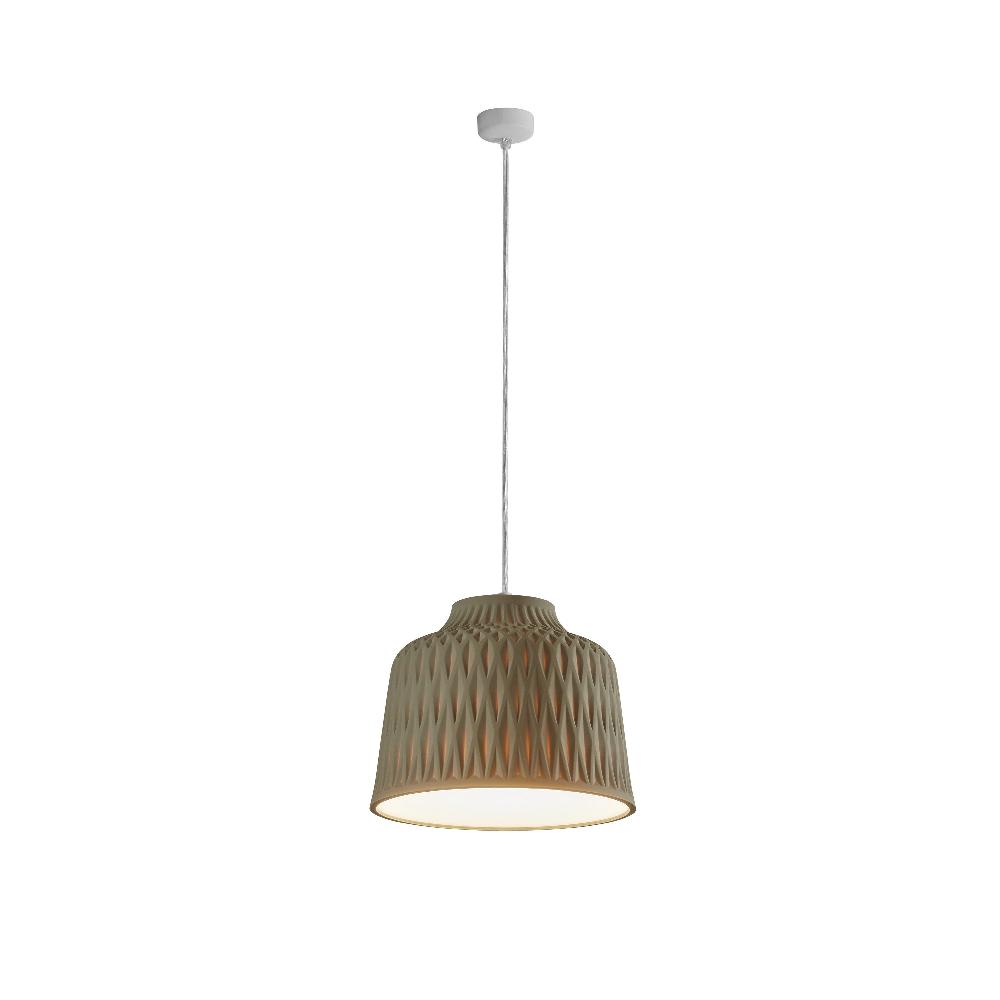 Soft Pendant, Olive, E27, Triac Dim, IP20