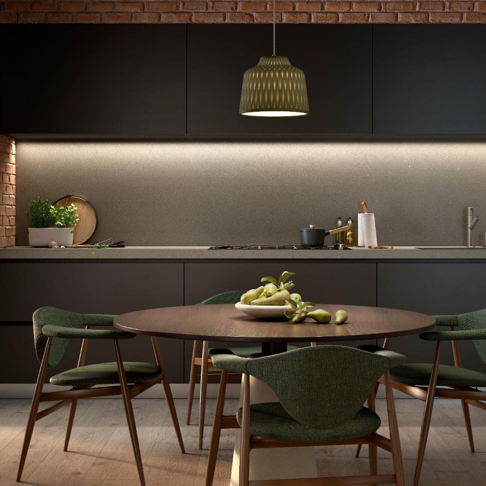 Soft Ceiling, Olive, E27, Triac Dim, IP44