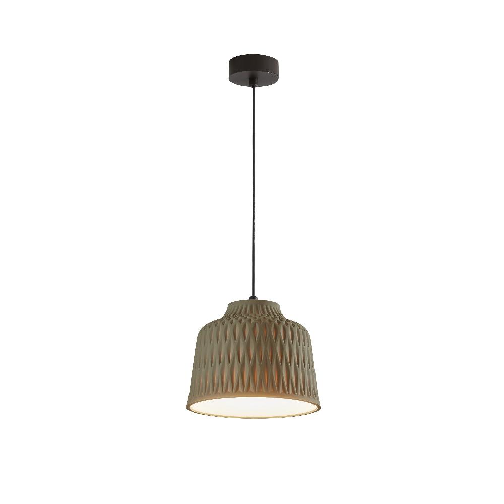 Soft Pendant, Olive, E27, Triac Dim, IP44