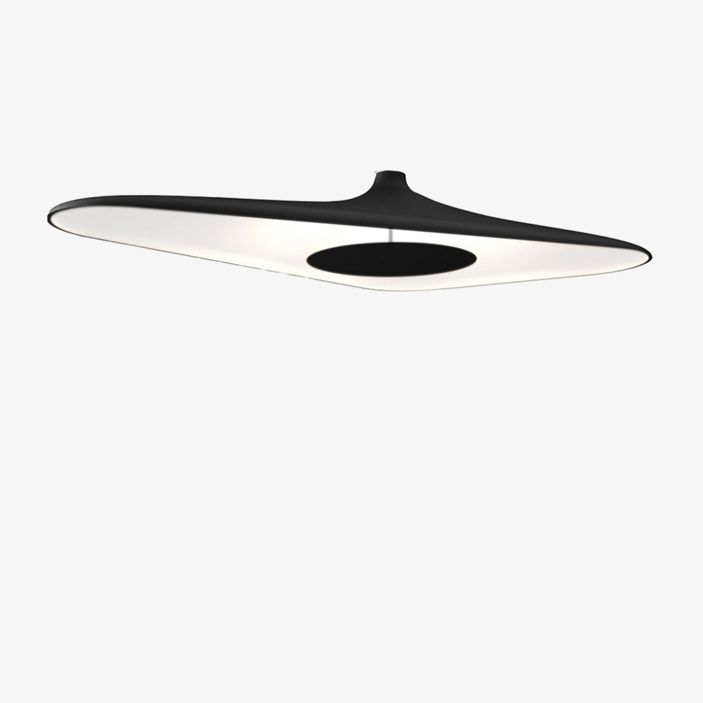 Soleil Noir Ceiling, Black with White Interior, LED, 35W, Push or DALI Dim
