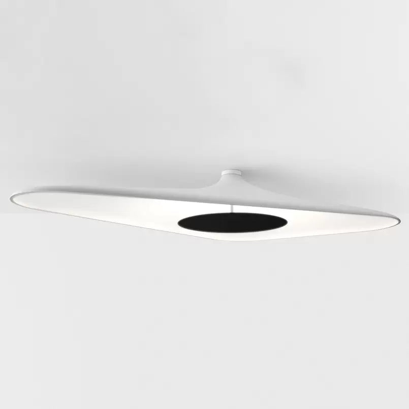 Soleil Noir Ceiling, White with Black, LED, 35W, Push or DALI Dim