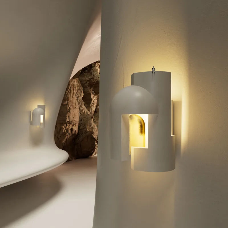 Soul 5 Wall, White Plaster, LED, Triac Dim, IP20