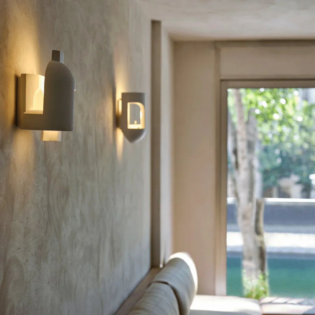 Soul 2 Wall, White Plaster with Gold Leaf, LED, Triac Dim, IP20