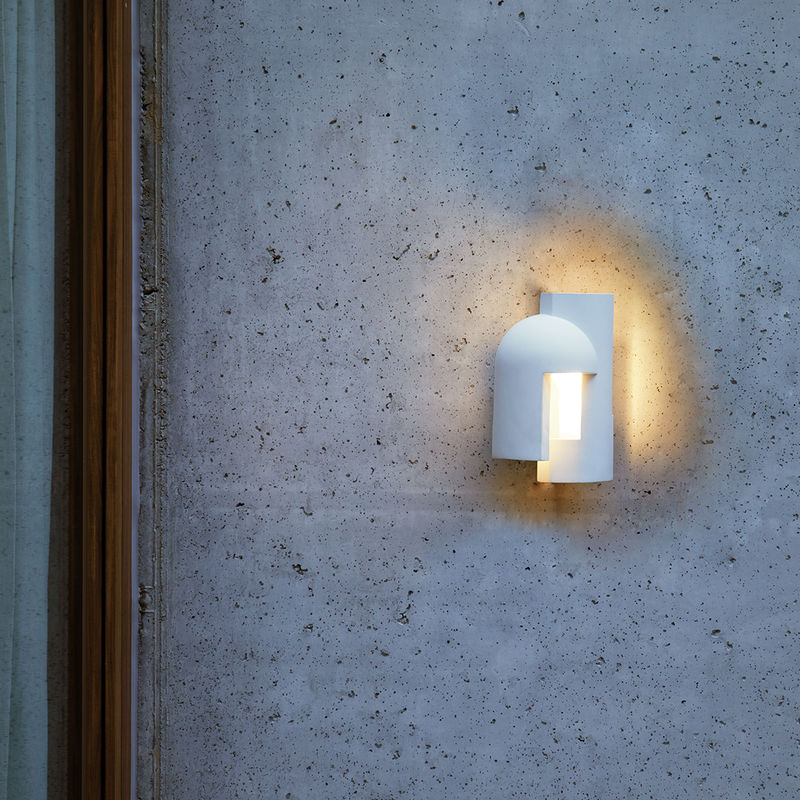 Soul 2 Wall, White Concrete, LED, Triac Dim, IP64