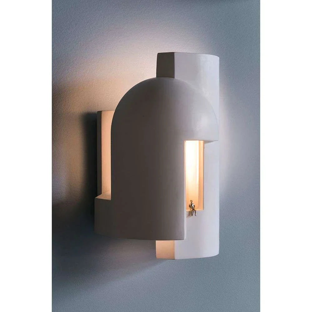 Soul 1 Wall, White Plaster with Gold Leaf, LED, Plug In, IP20