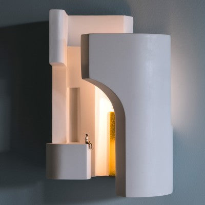 Soul 4 Wall, White Plaster with Gold Leaf, LED, Triac Dim, IP20