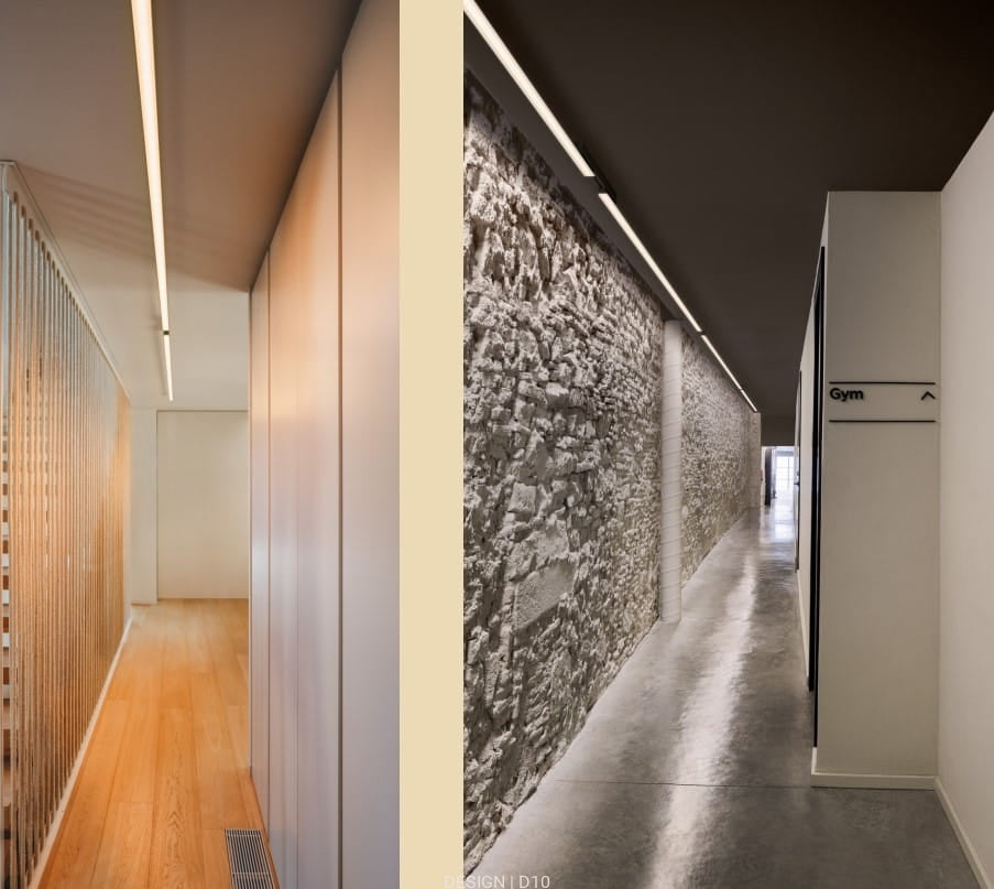 Spa Ceiling or Wall, Double, 413 cm, LED, Dimmable, IP44