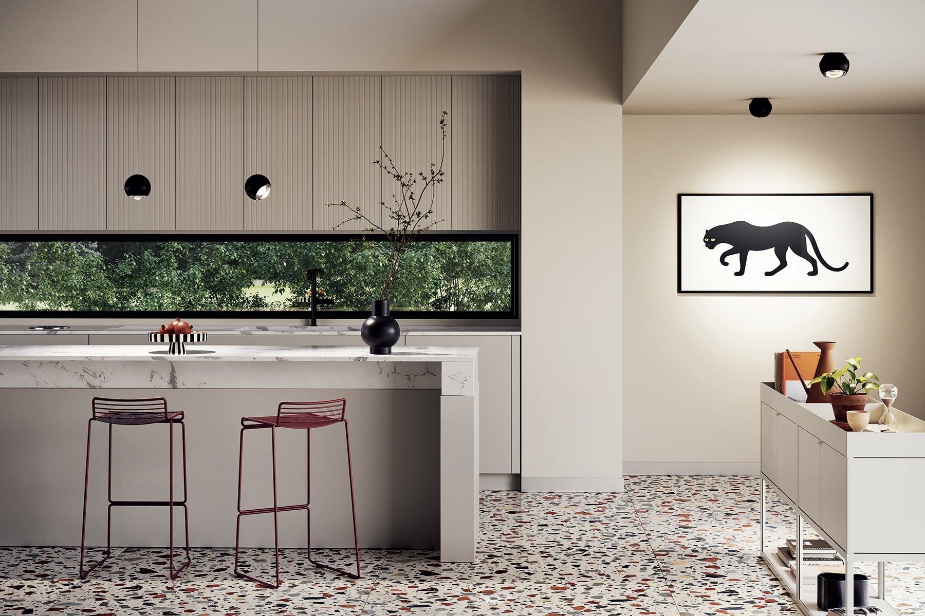 Spider Ceiling, Adjustable, White, LED, Triac Dim, IP20