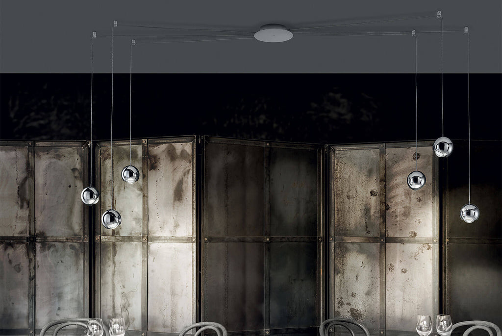 Spider Pendant, Adjustable, LED, Triac Dim, IP20