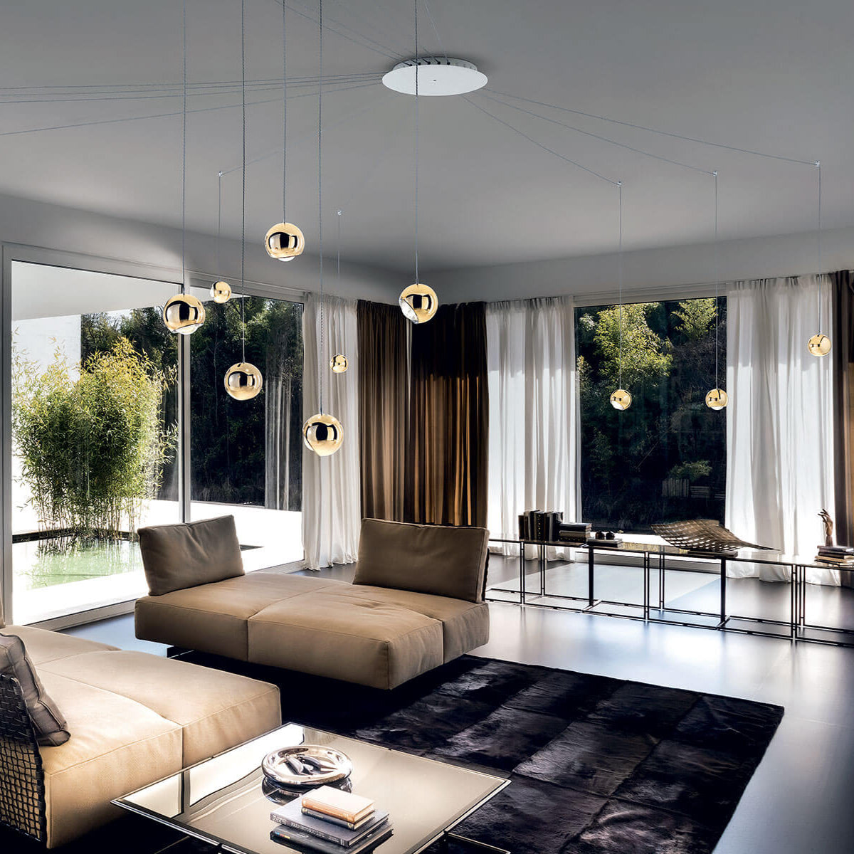 Spider Pendant, Adjustable, LED, Triac Dim, IP20