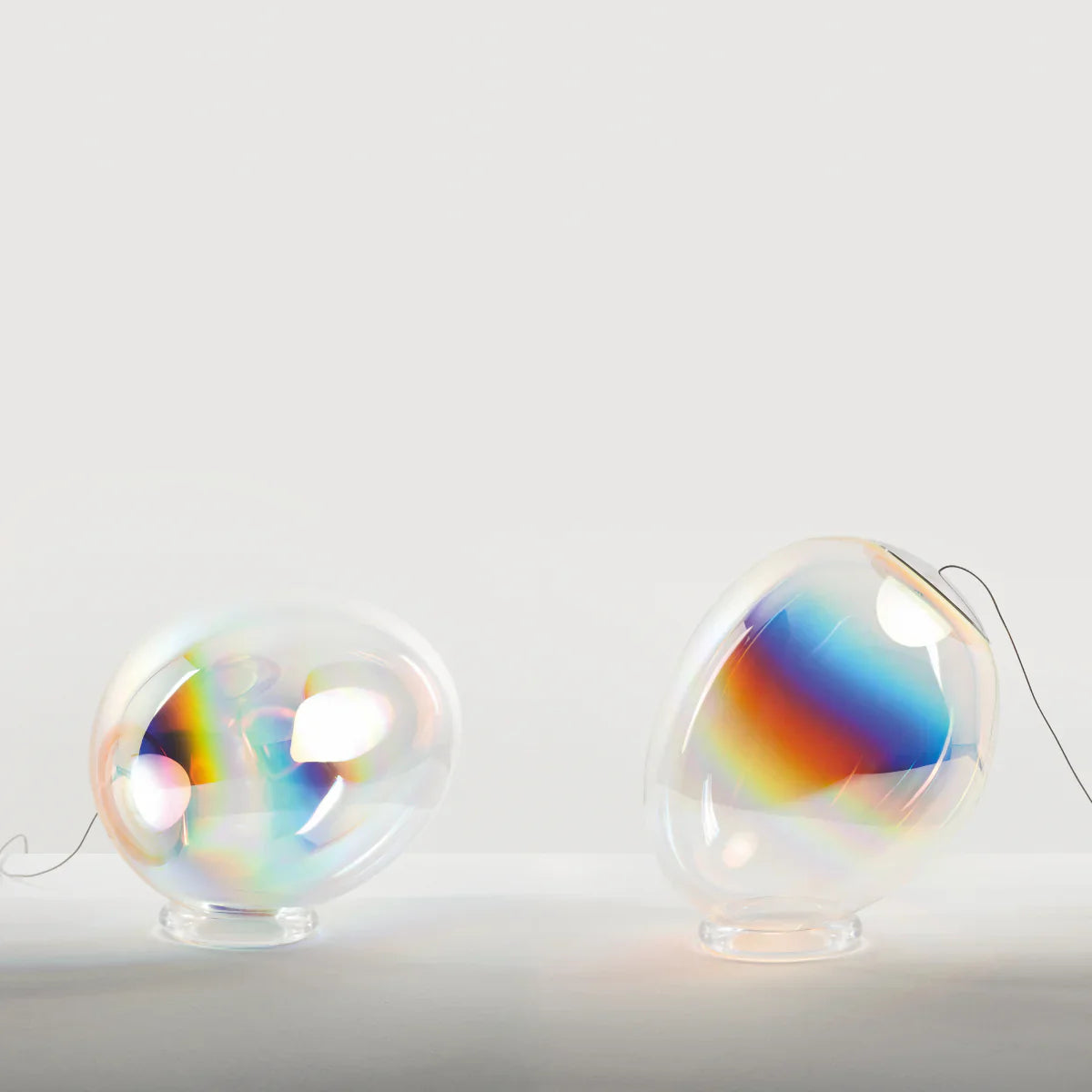 Stellar Nebula Ceiling, Iridescent Clear Glass, LED, Push Dim, IP20