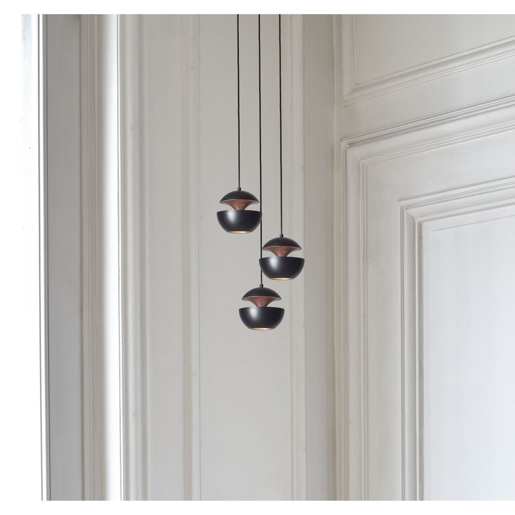 Sun Pendant, 100 mm, White with White Interior, G4, IP20