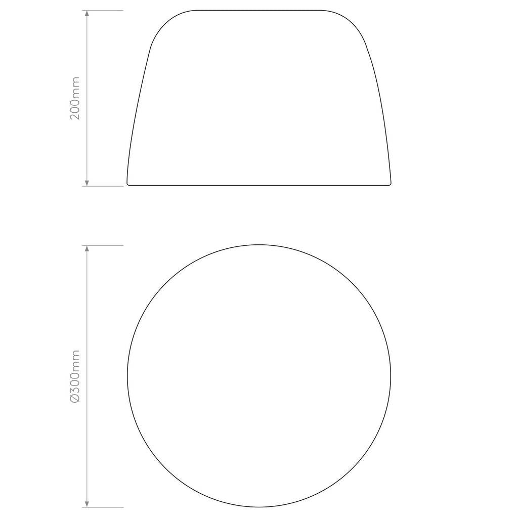 Taiko Ceiling, Large, Black, E27, IP20