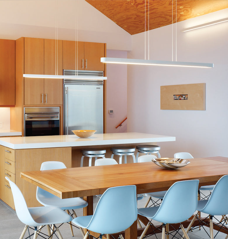 Talo Pendant, White, LED 3000K, Push Dim or No Dim, IP20