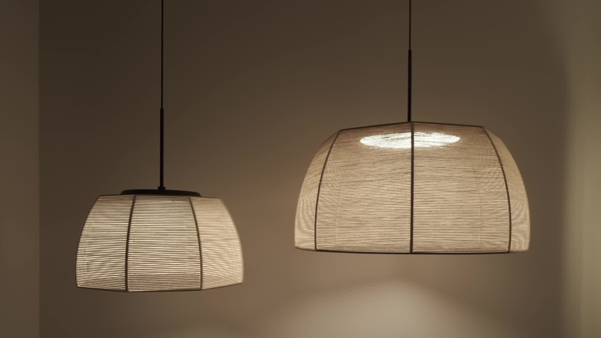 Tanit Pendant, 43 cm ø, Cotton Strings, LED, 14W, Triac Dim, IP20