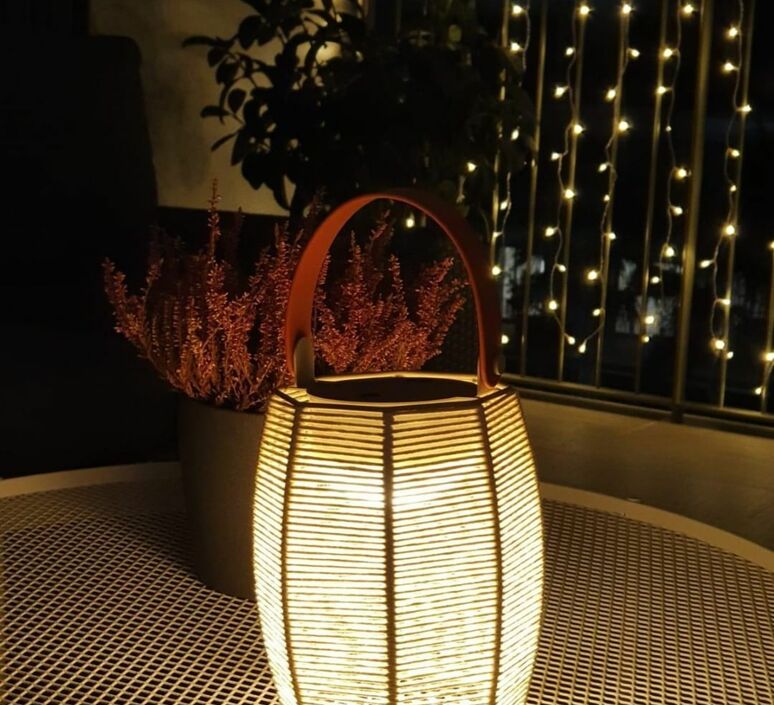 Tanit Table Wireless, Cotton Strings, LED, 1.5W, Touch Dim, IP20