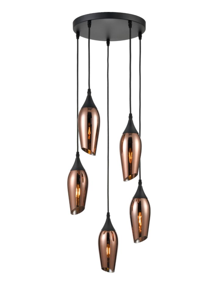 Taper Cluster Pendant, E14, IP20