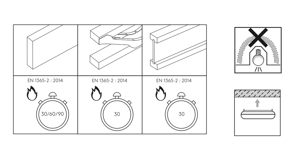 Terry Trimless Round Downlight, GU10, IP65, Fire Rated
