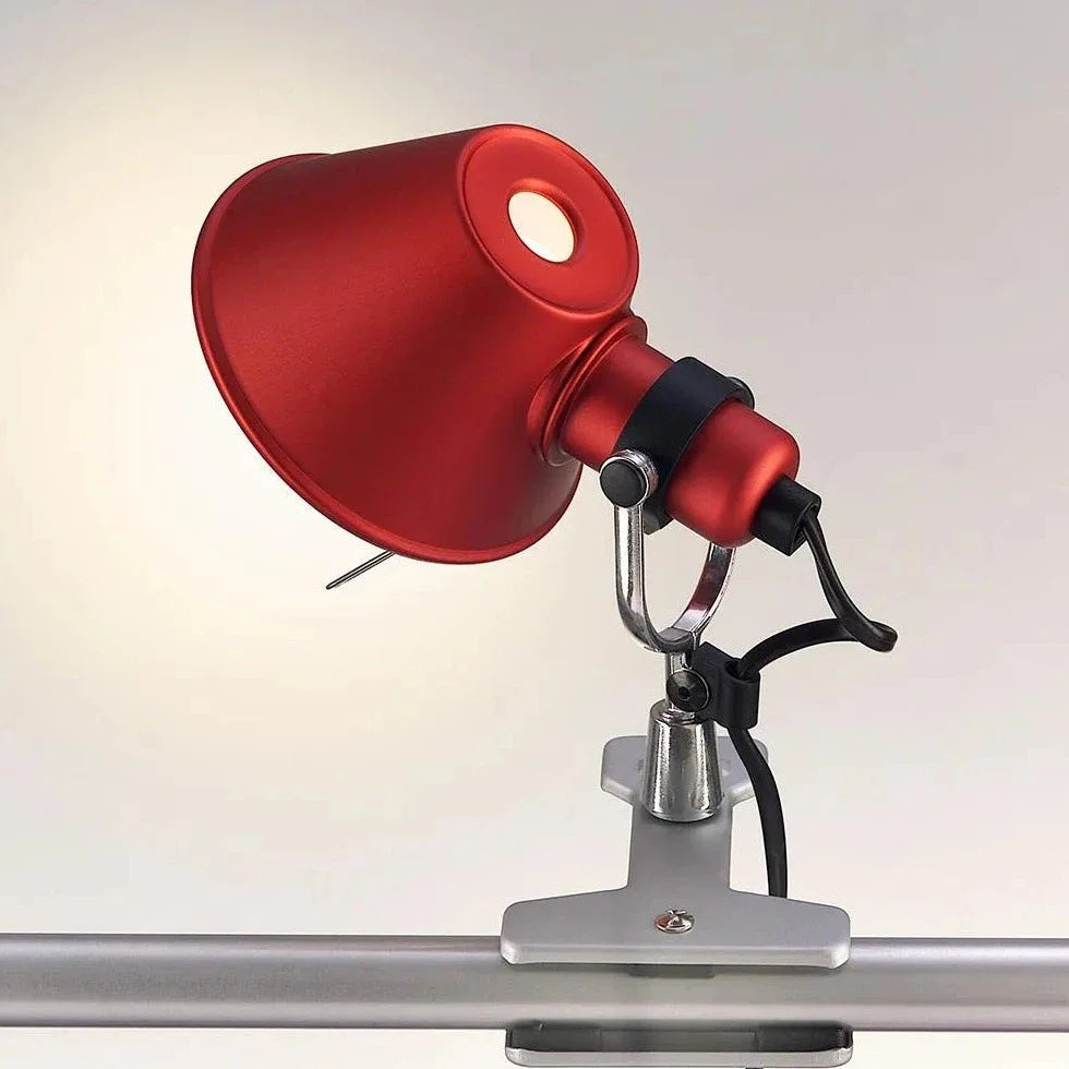 Tolomeo Wall Clamp, Red, E14, IP20