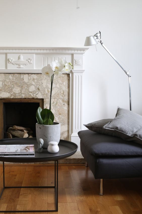 Tolomeo Floor, Small, Black, E27, IP20