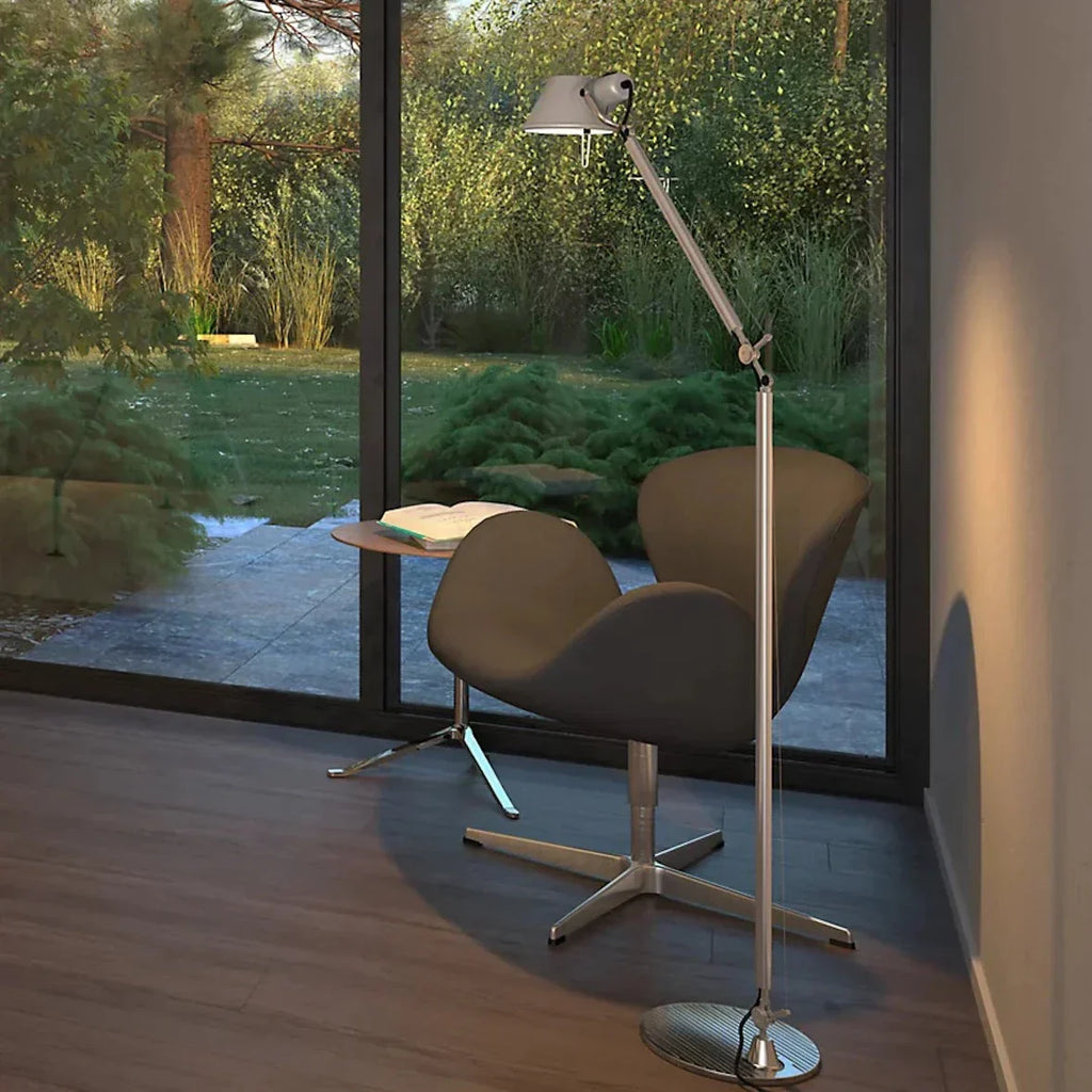 Tolomeo Floor, Small, Black, E27, IP20