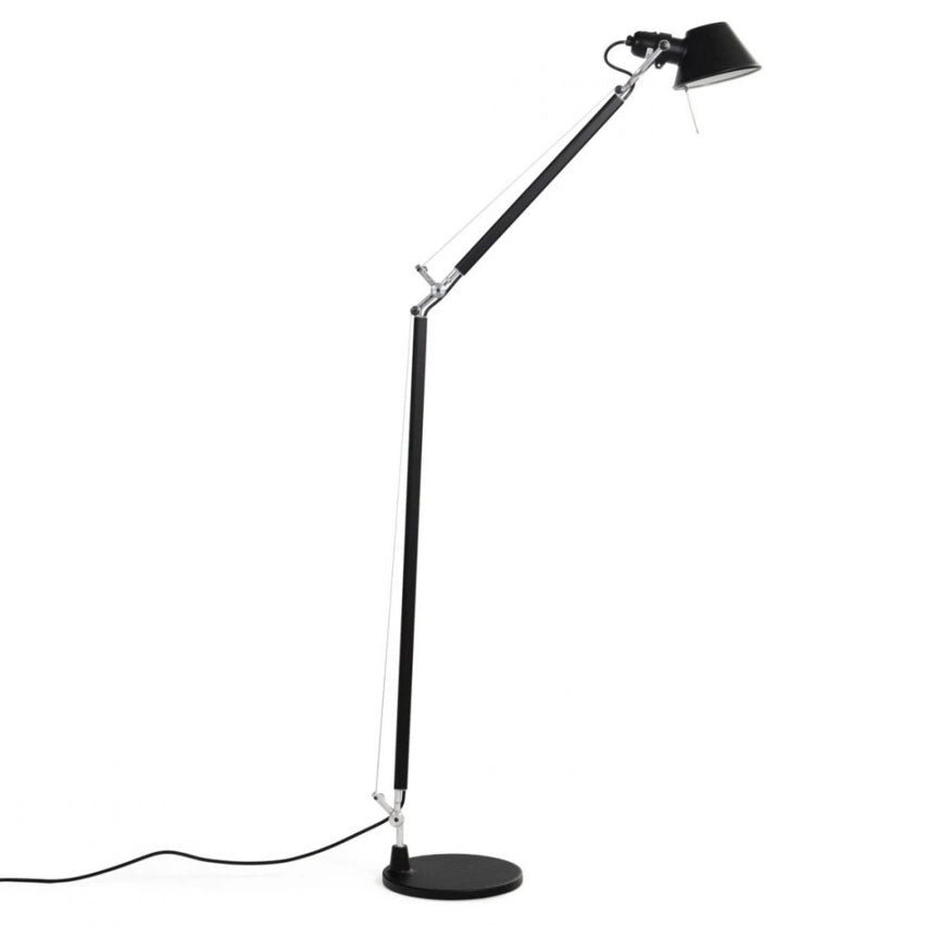 Tolomeo Floor, Small, Black, E27, IP20