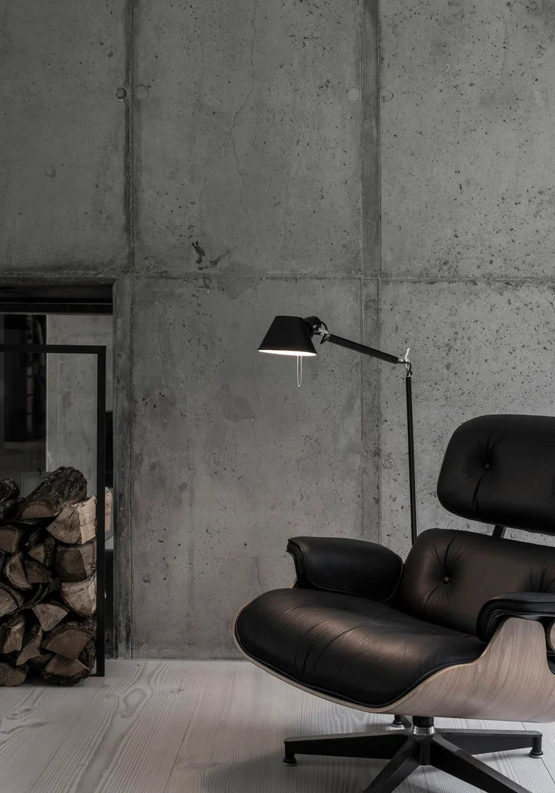 Tolomeo Floor, Small, Black, E27, IP20