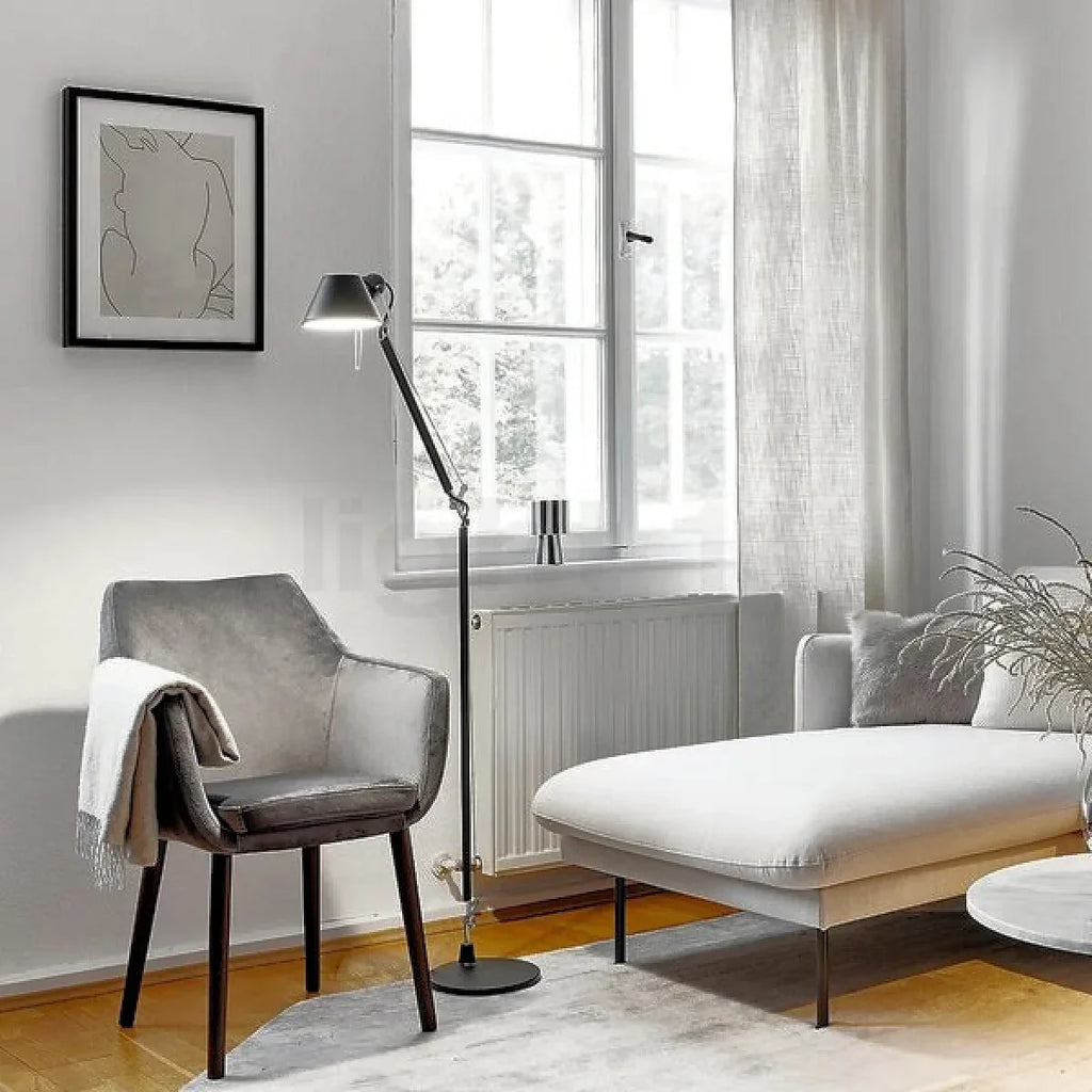 Tolomeo Floor, Small, Aluminium, E27, IP20