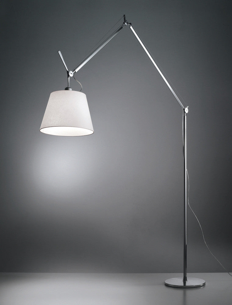 Tolomeo Floor, Mega, Silk Shade, E27, IP20