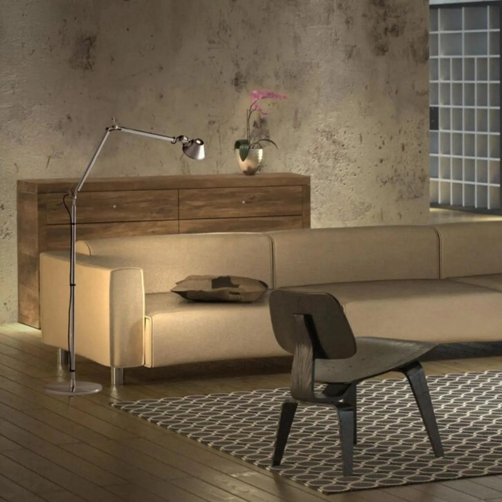 Tolomeo Floor, Aluminium, E27, IP20