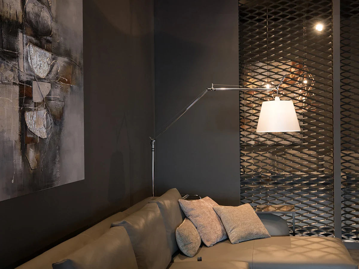 Tolomeo Floor, Mega, Silk Shade, E27, IP20