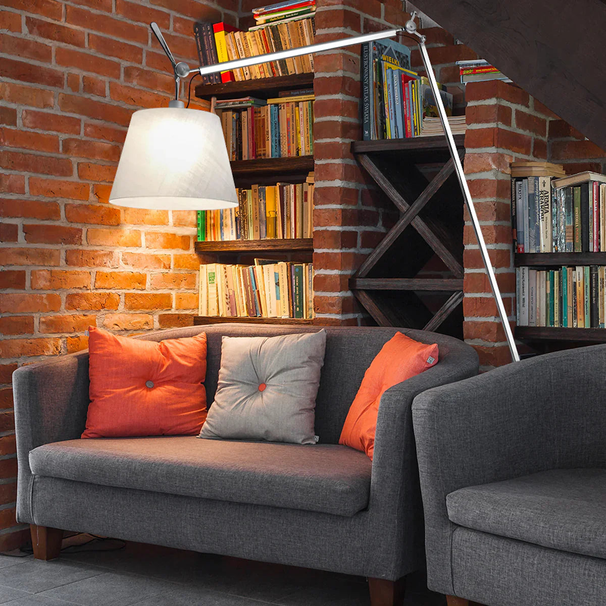 Tolomeo Floor, Maxi, Shade, E27, IP20