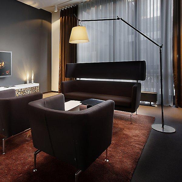 Tolomeo Floor, Mega, Silk Shade, E27, IP20