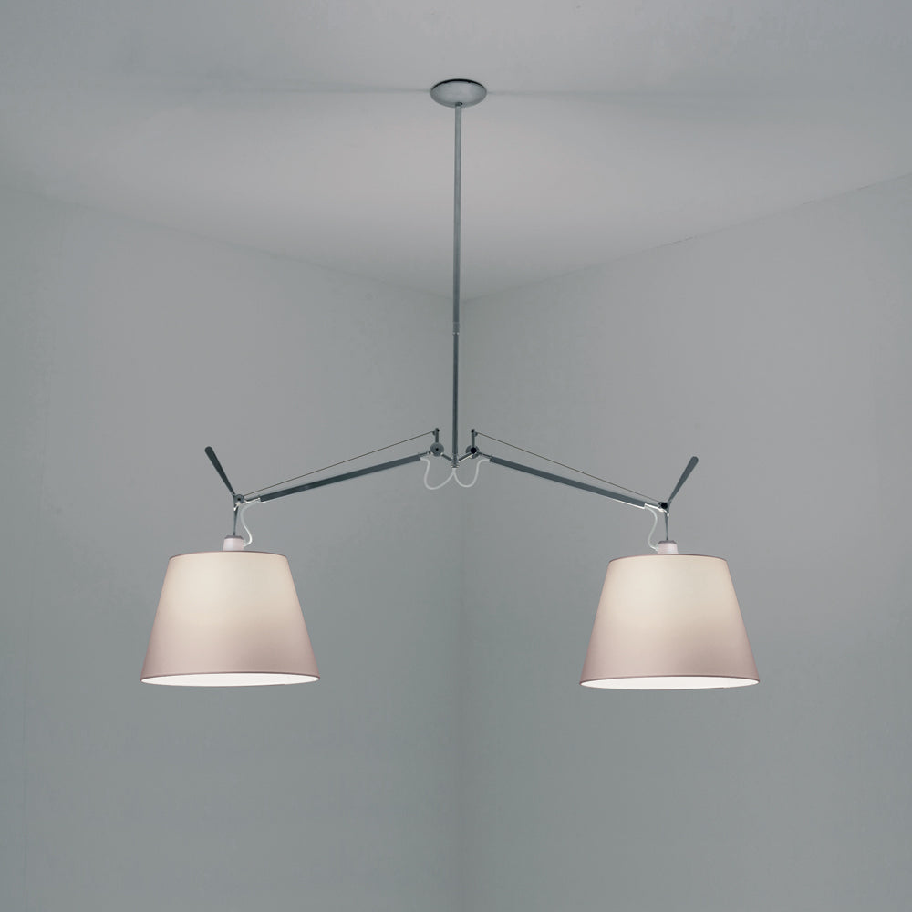 Tolomeo Pendant, Double, Shades, E27, IP20