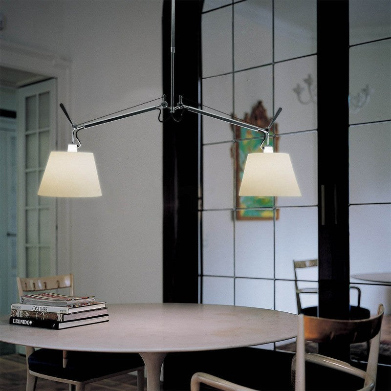 Tolomeo Pendant, Double, Shades, E27, IP20