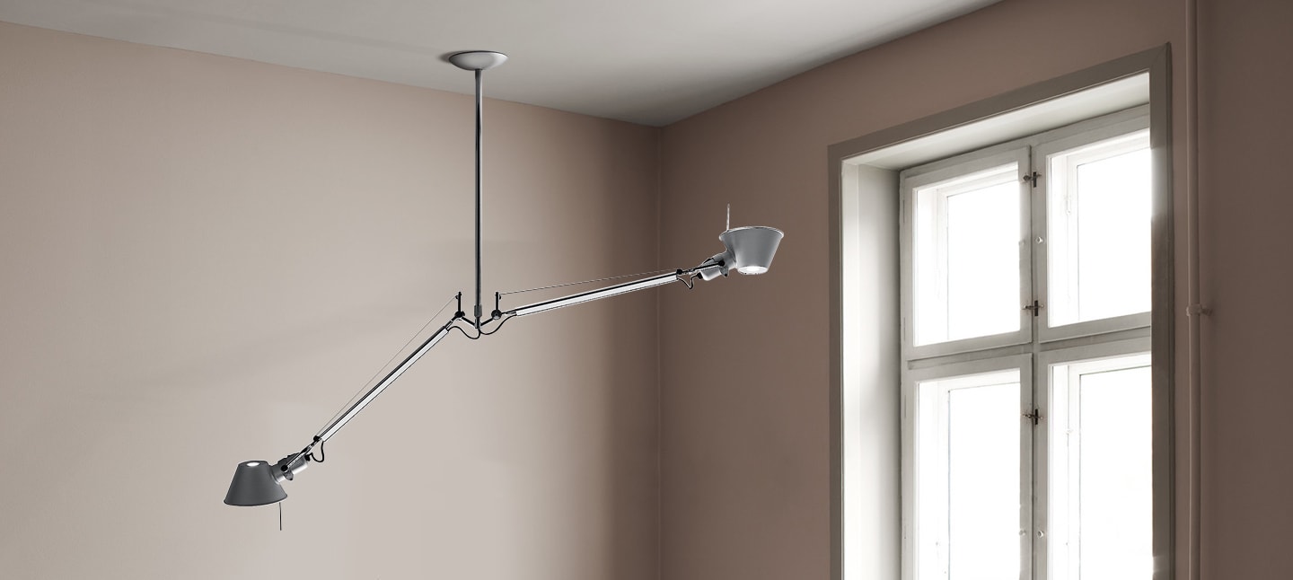 Tolomeo Pendant, Double, E27, IP20